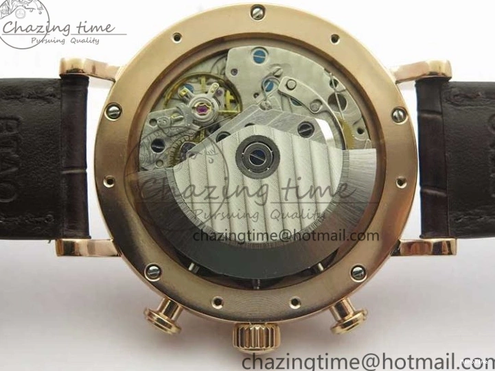 MIROTIME 0729 Efficient Portofino Chrono RG ZF 1:1 Best Edition White Dial on Brown Leather Strap A 7151